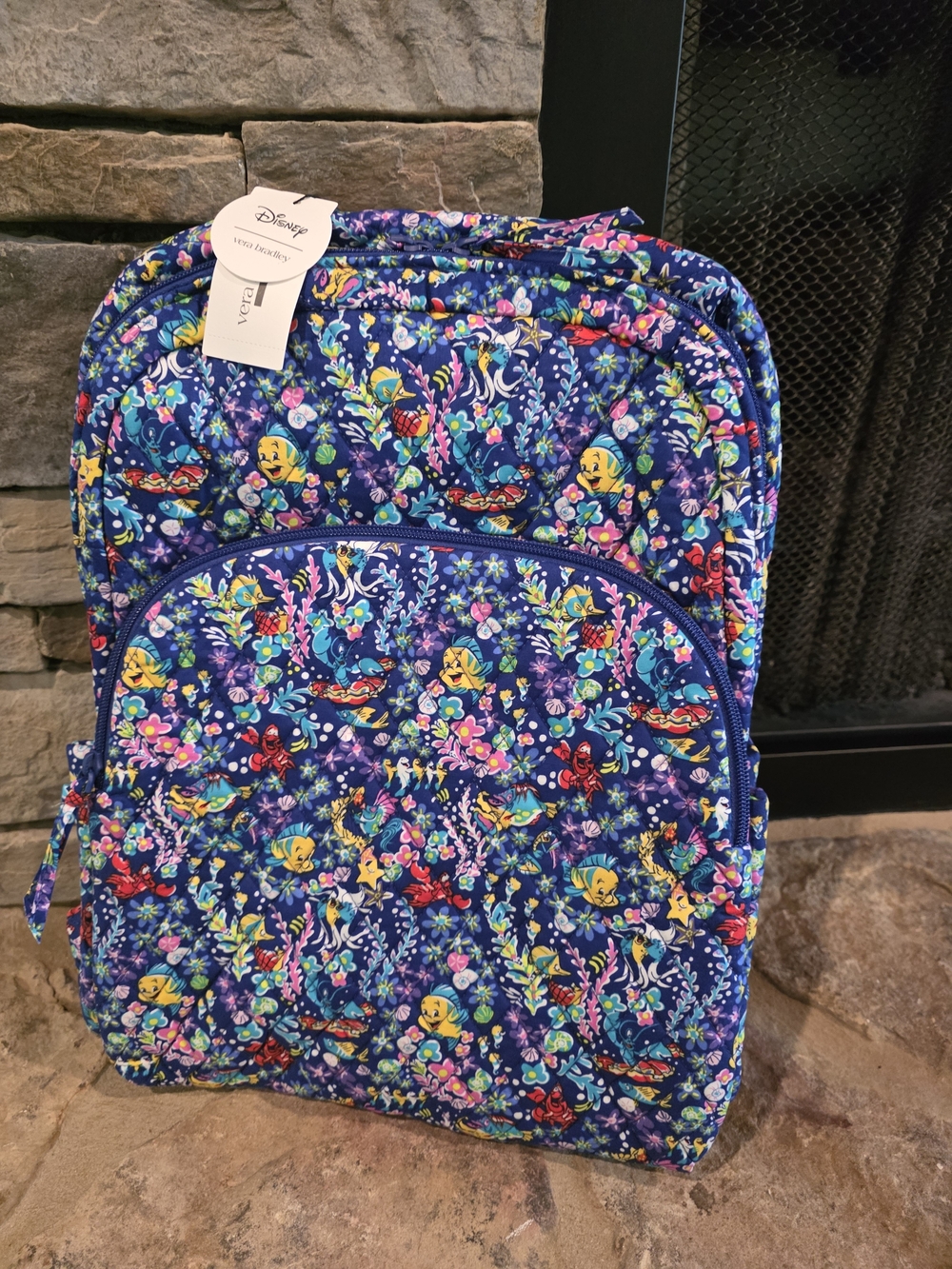 Vera Bradley Disney Ariel Large Essential Backpack-NWT